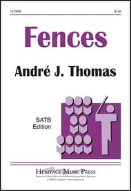 Fences SATB choral sheet music cover Thumbnail